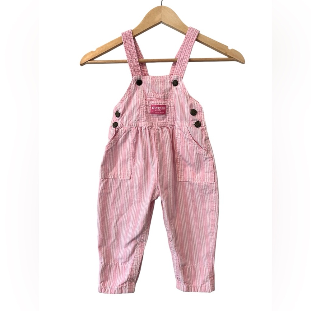 Vintage OshKosh B'gosh Pink Overalls Classic Design